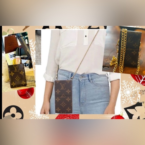 Louis Vuitton Handbags - Louis Vuitton Monogram Cigarette
Tobacco Case converted Crossbody 2001